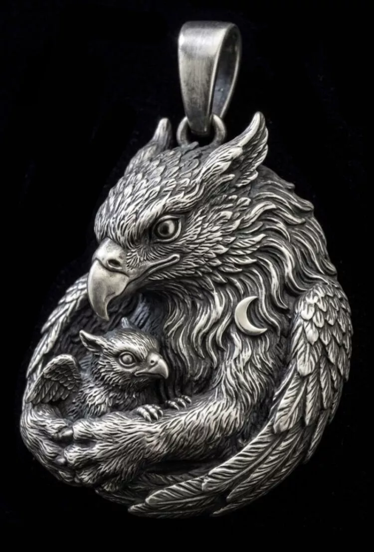 Pendant Eagle 3D model 3D print model