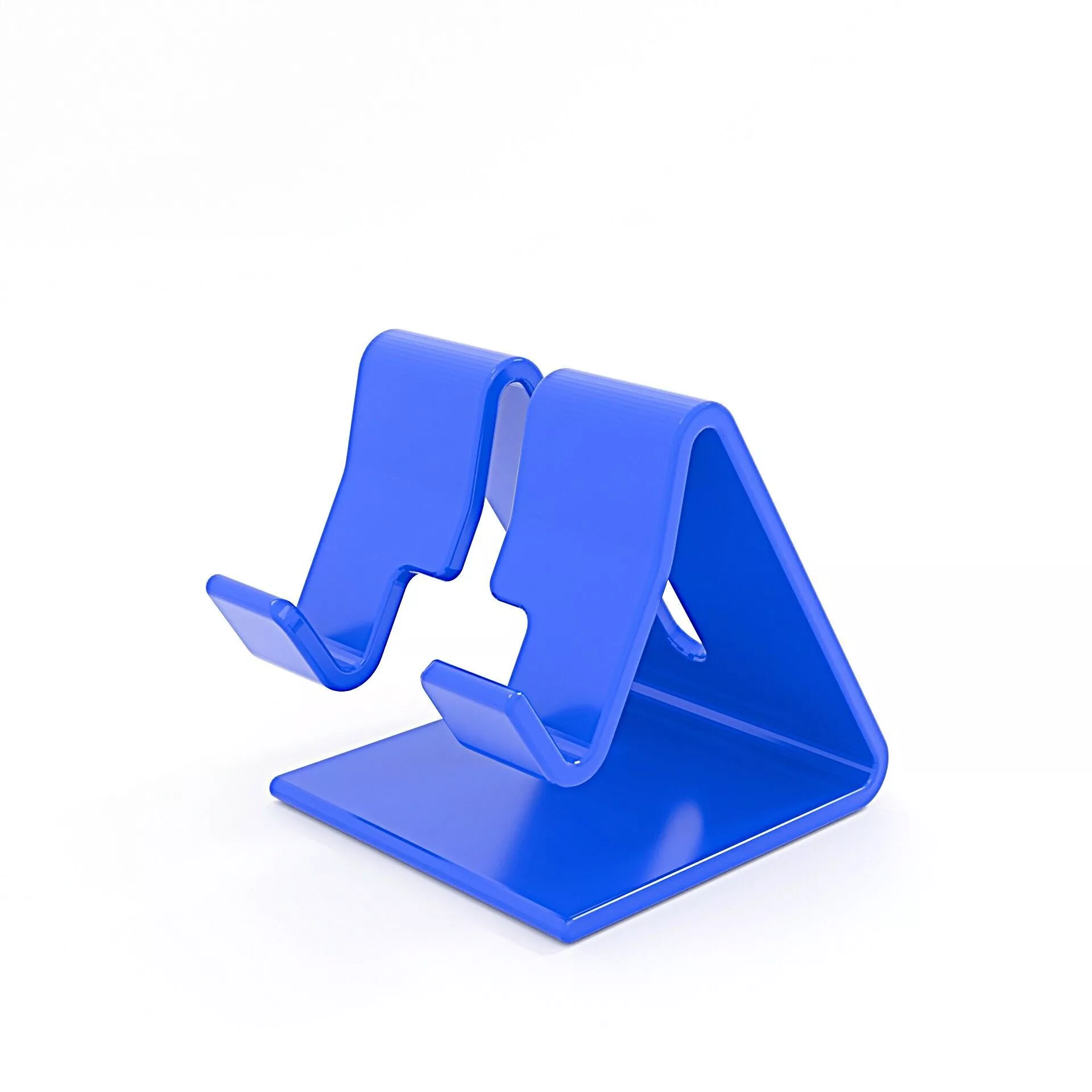 Phone Stand Model 2 Rectangular Cutout 3D print model