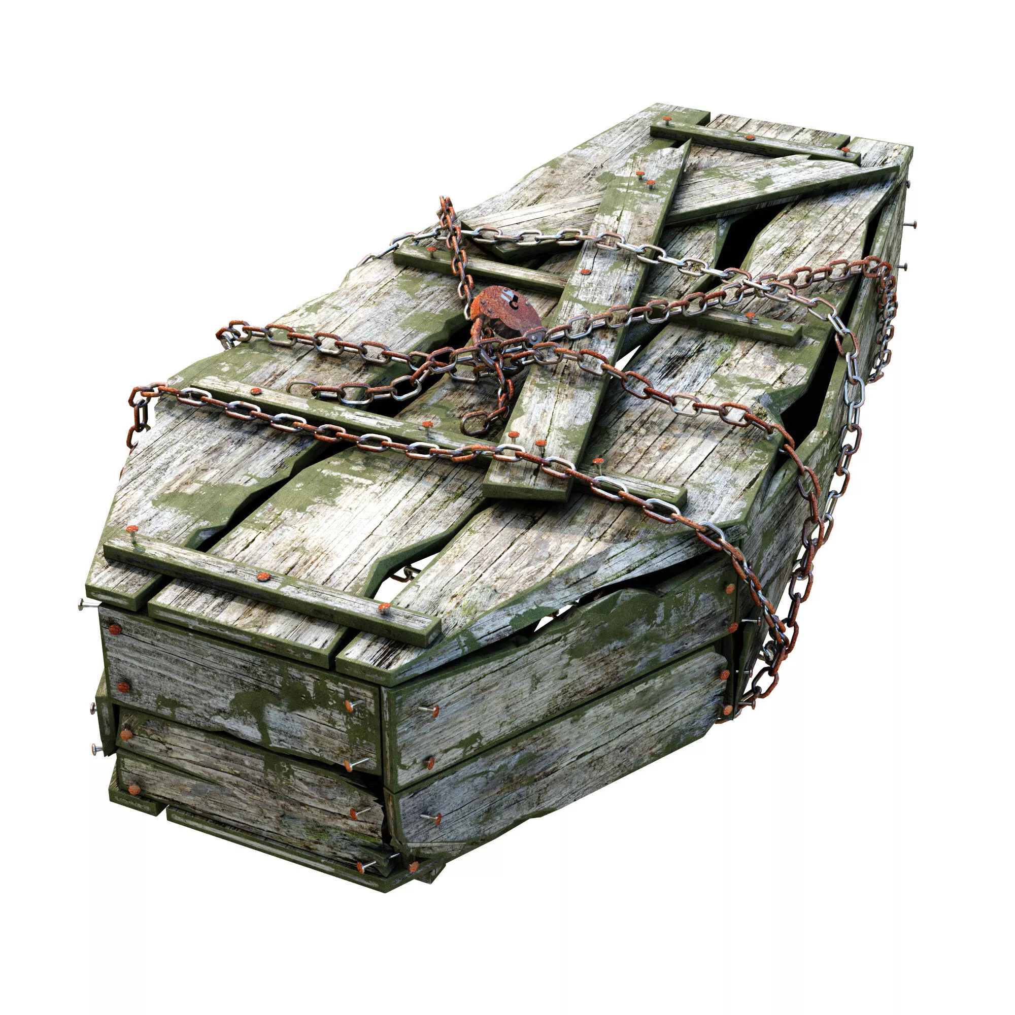 Old coffin 3D model