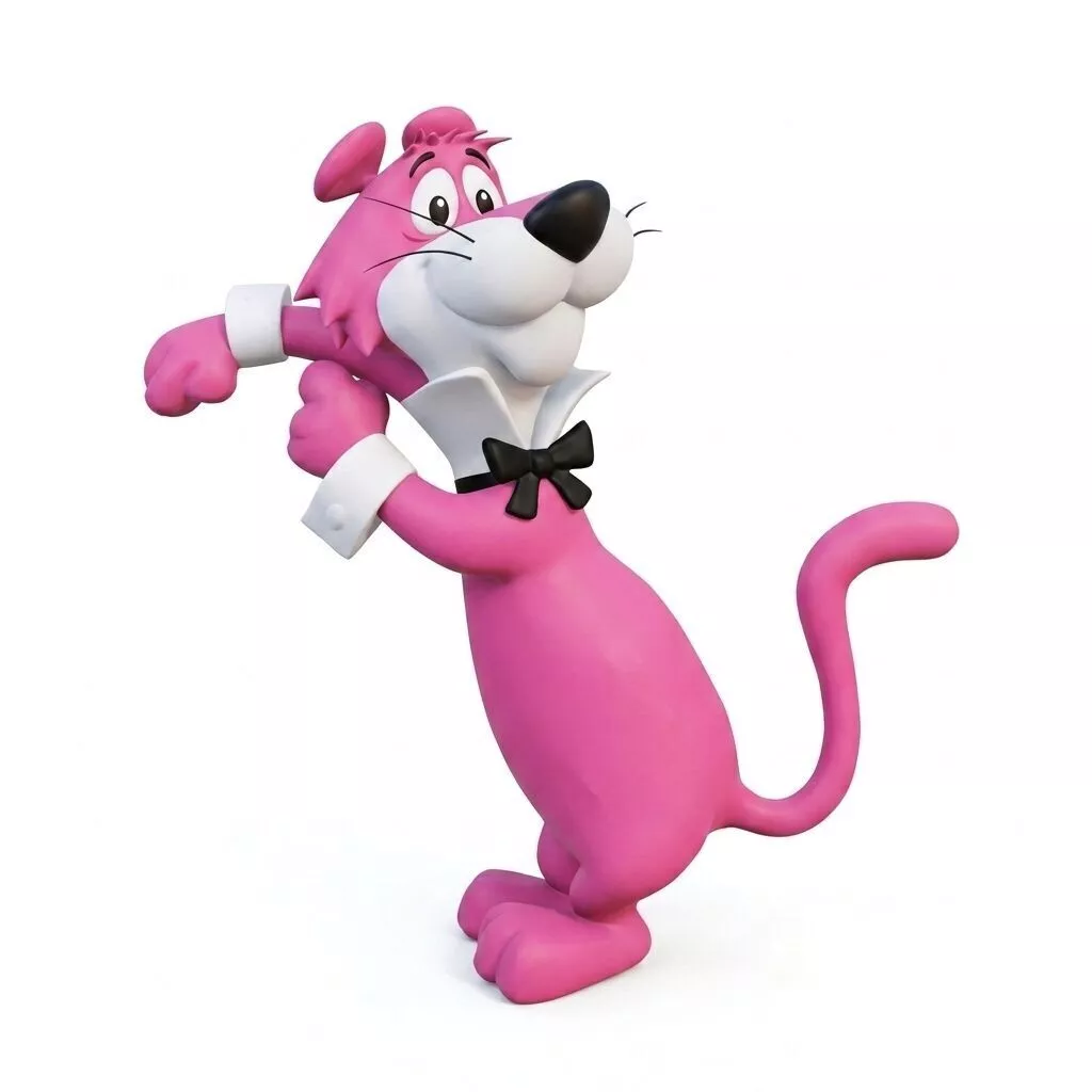Snagglepuss High-Quality STL Model for 3D Printing STL FBX OBJ 3D print model