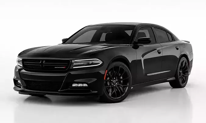 Dodge Charger Muscle Car Asset Modern Automotive Visualization