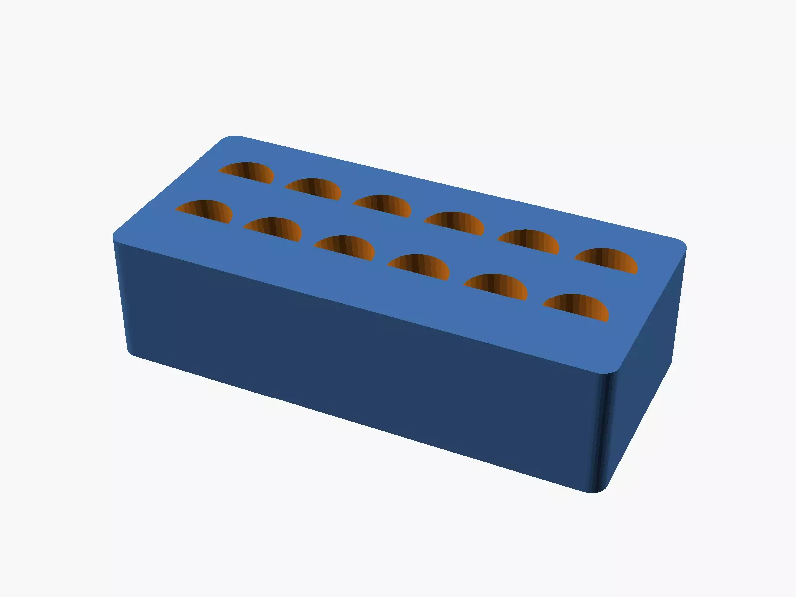 Nib Down Marker Storage Rack 3D print model