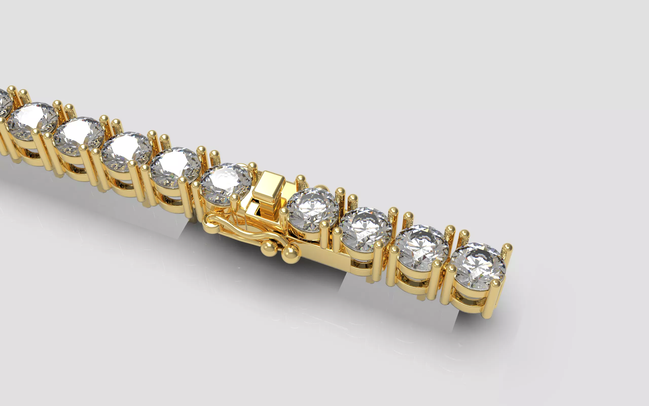 Tennis Bracelet 3D print model