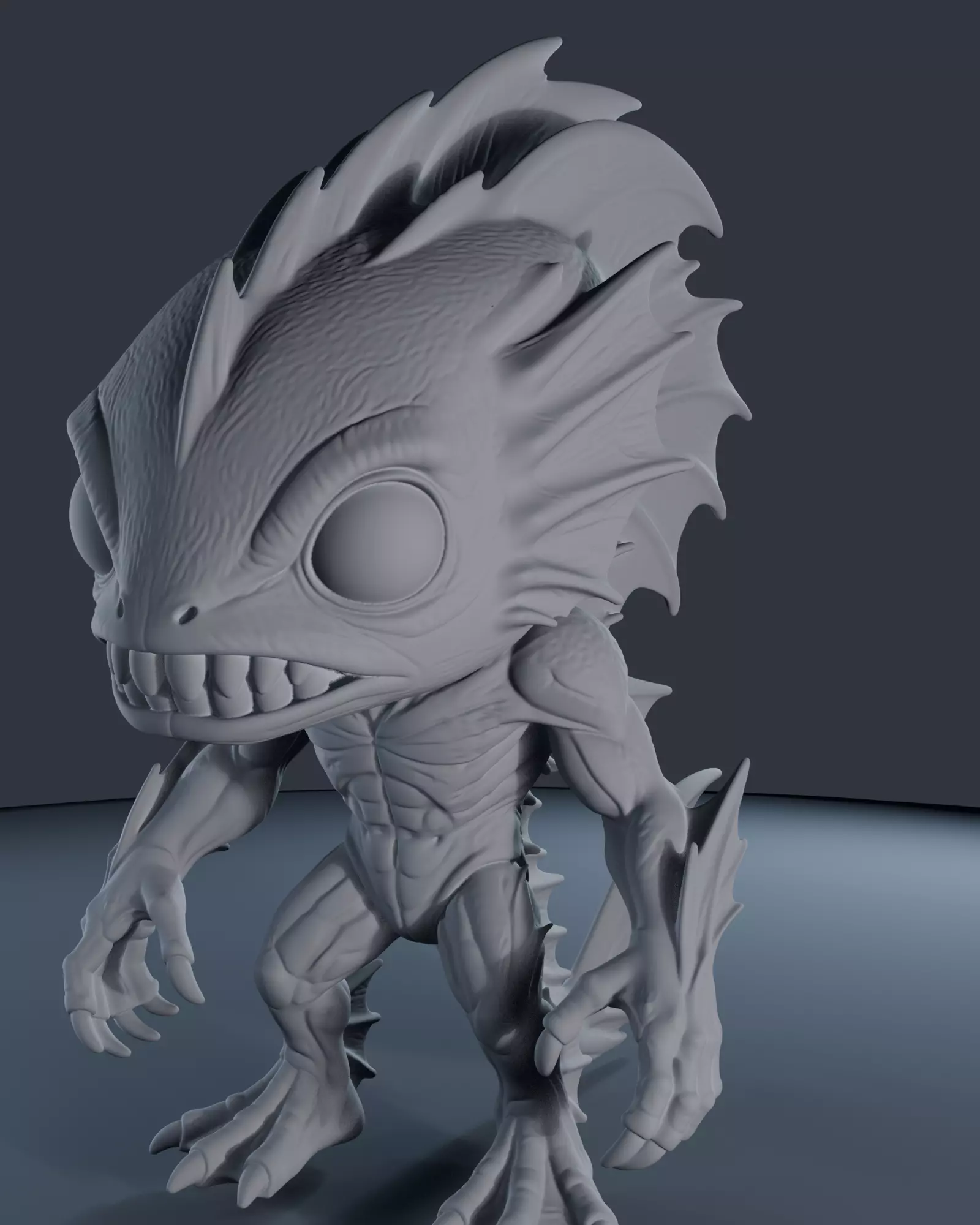 The Deep One - fugure Lovecraft print Monster figurine Cthulhu 3D print model