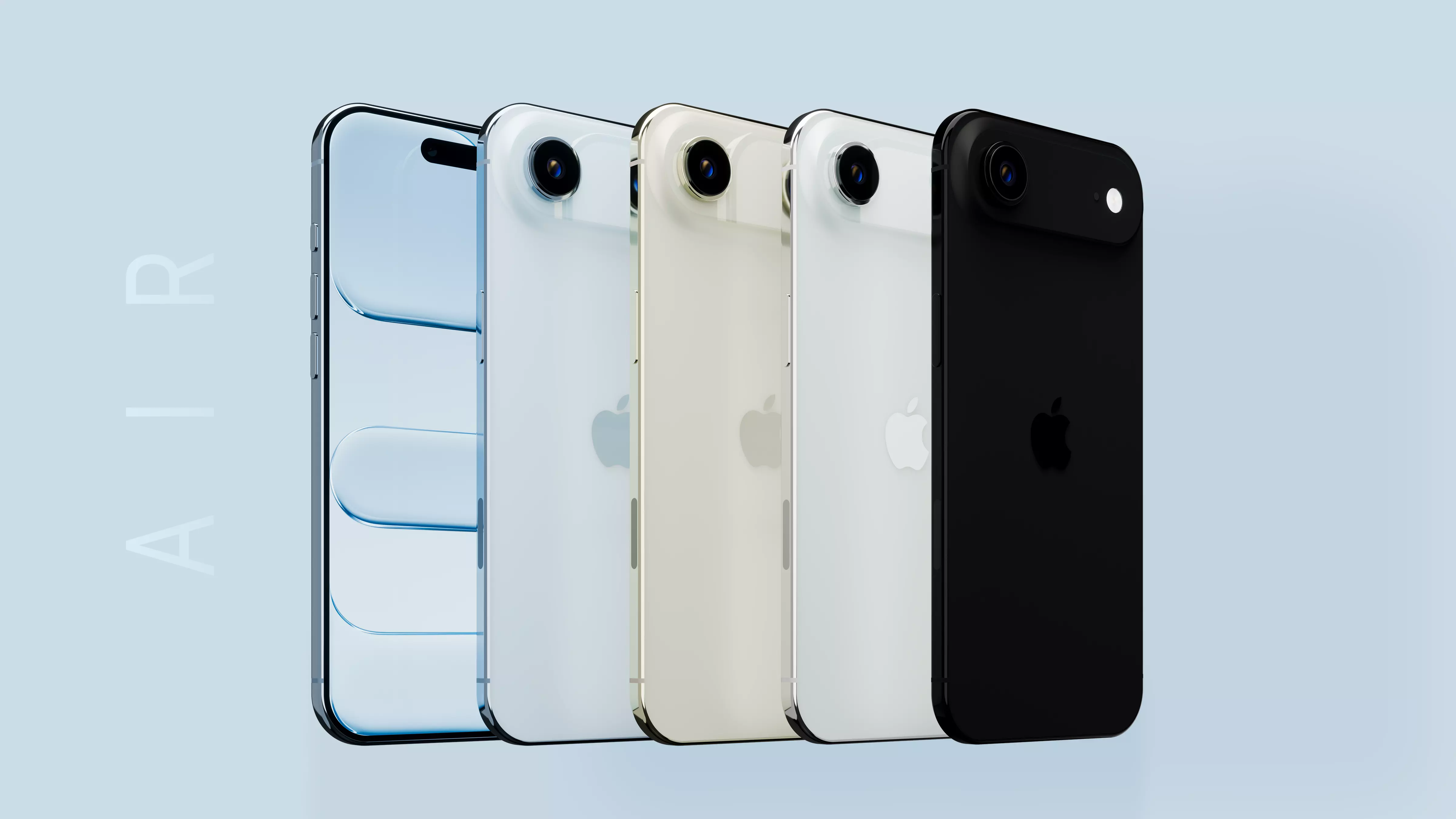iPhone Air All Models 2026 Smartphone BLEND FBX OBJ 3D model