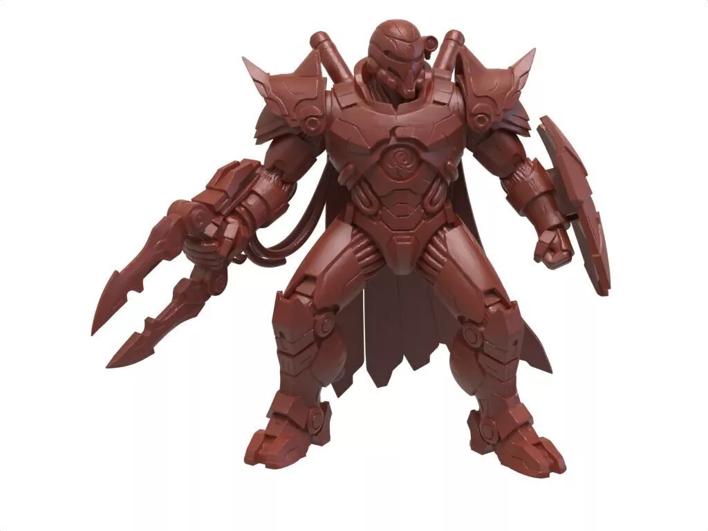 Traumaster Sci-Fi Mech Armored Warrior 3D print model