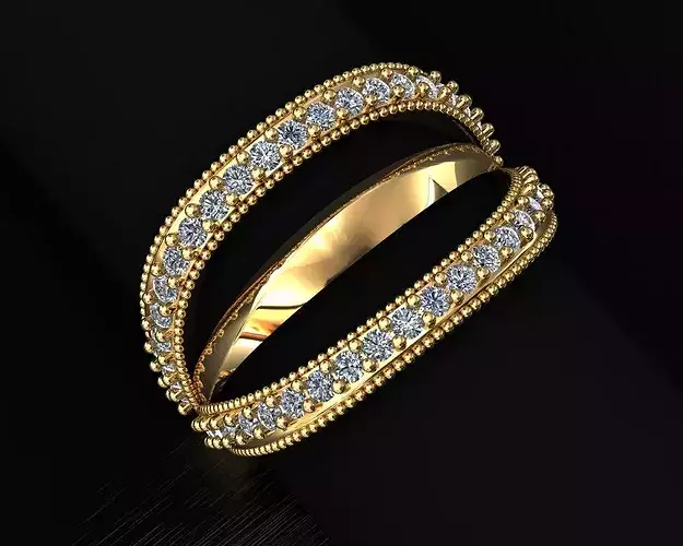 3line Ring Modern