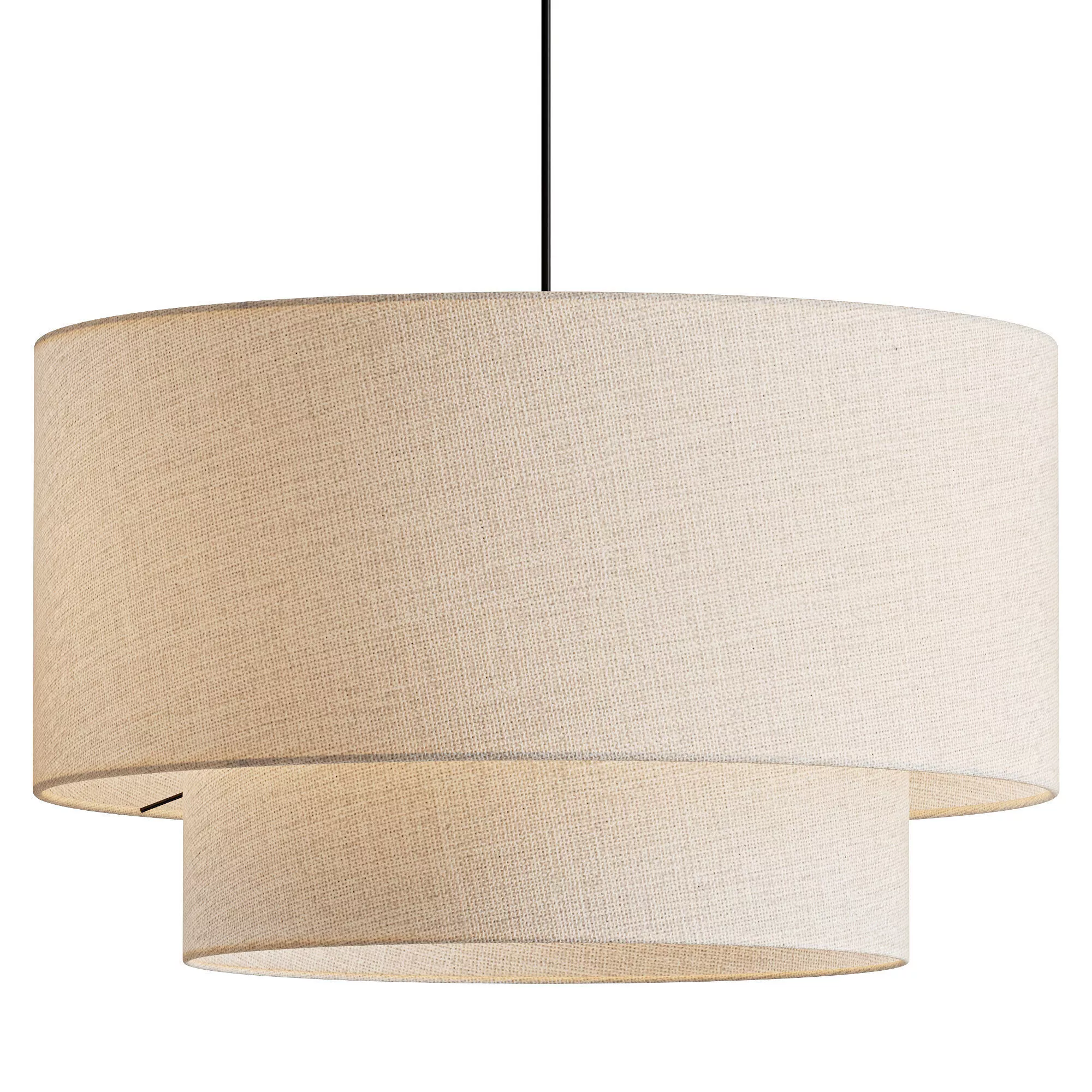 Cruce 3 Light Drum Chandelier 3D model