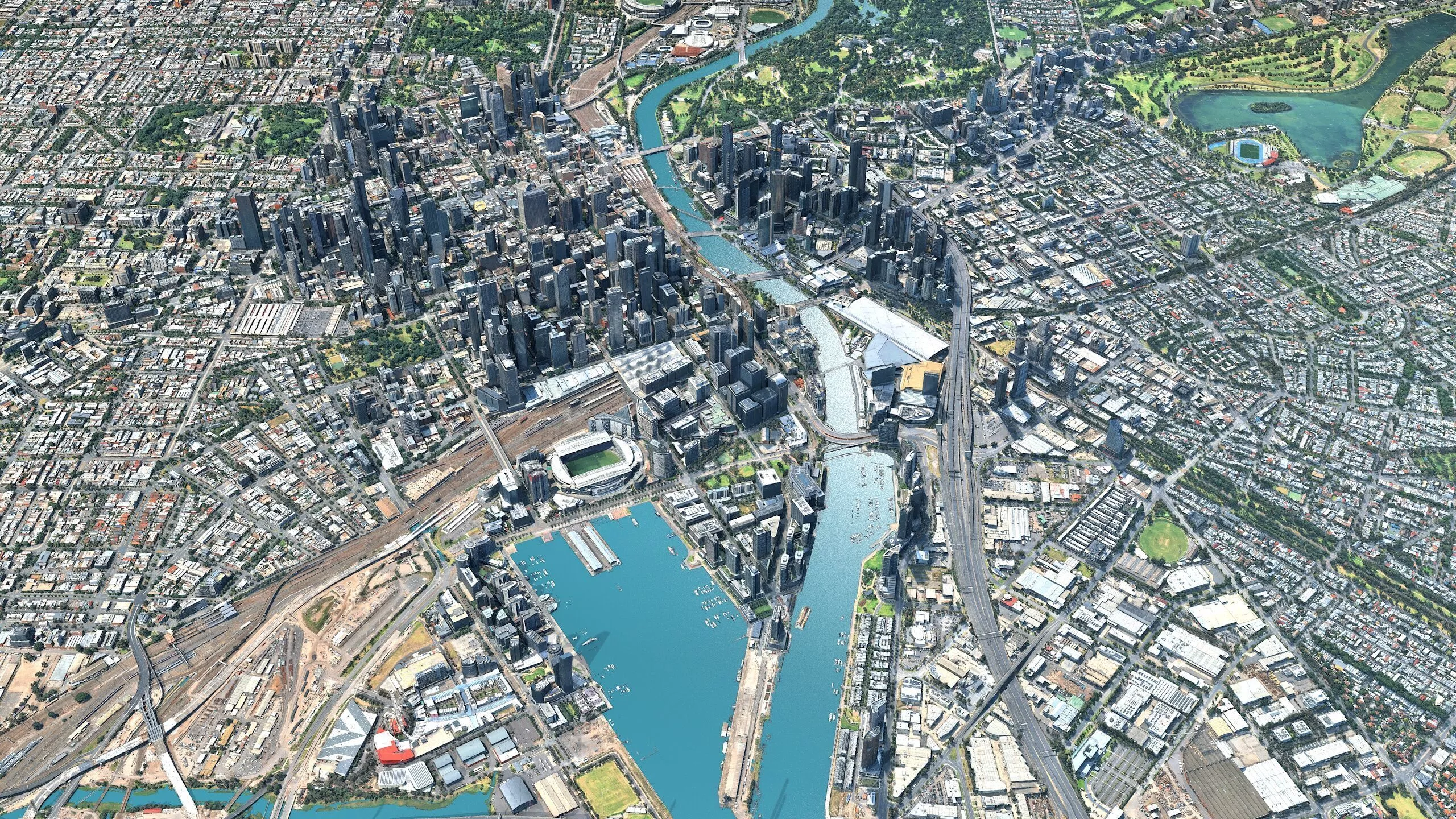 Melbourne City Australia 3D Scan 3D model