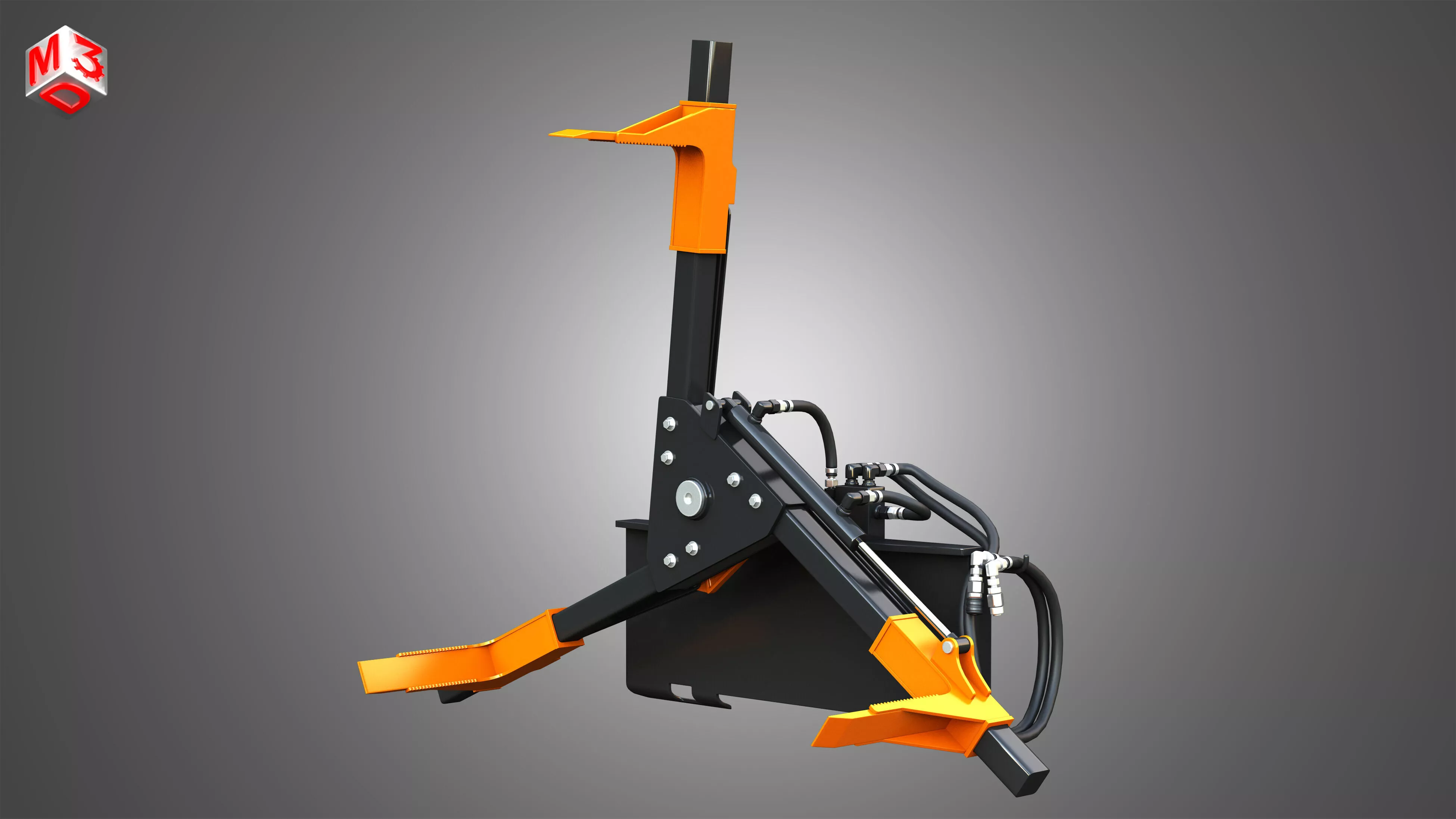 Tire Grabber Compact Track - Skid Steer Loader Attachment 3D model
