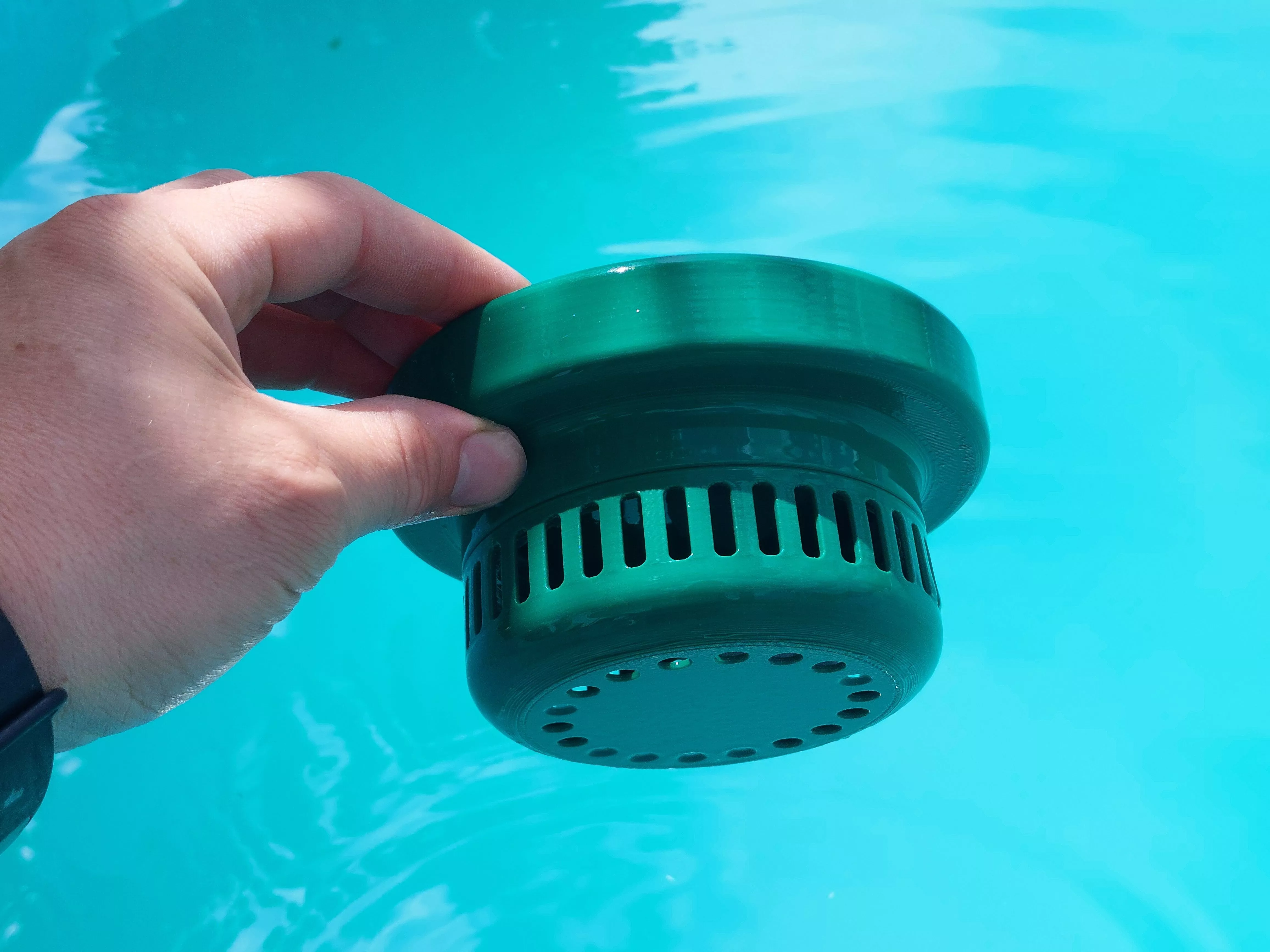 Floating Pool Chemical Dispenser for 200g Chlorine Tablets 3D print model