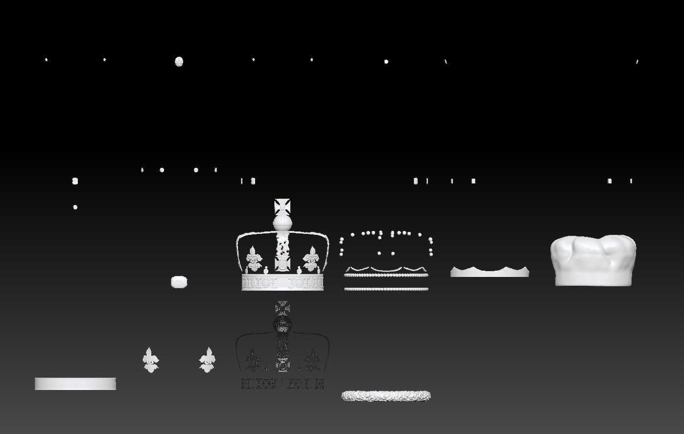 Crown of Elizabeth II Queen of the United Kingdom 3D print model_10