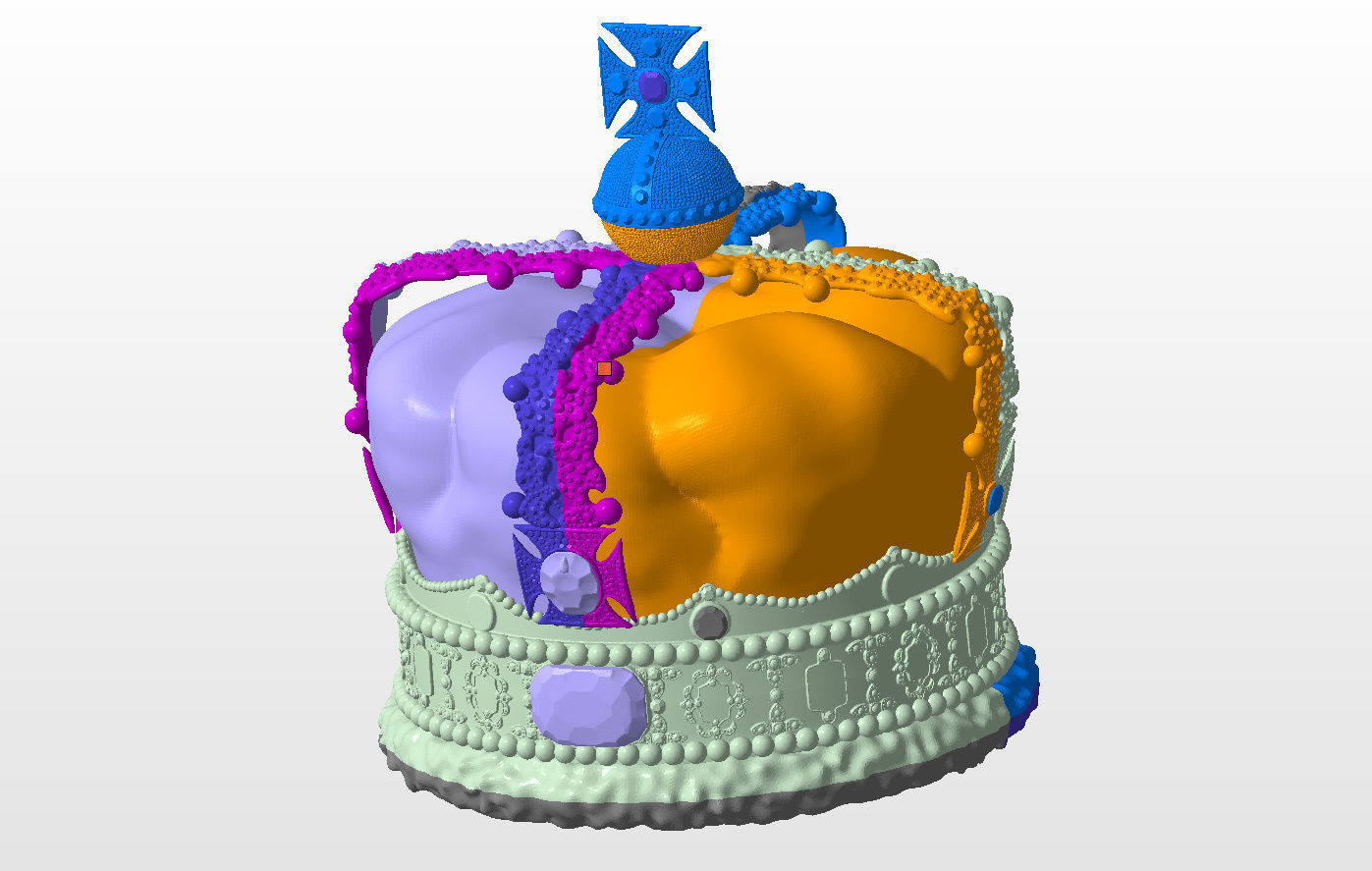 Crown of Elizabeth II Queen of the United Kingdom 3D print model_4