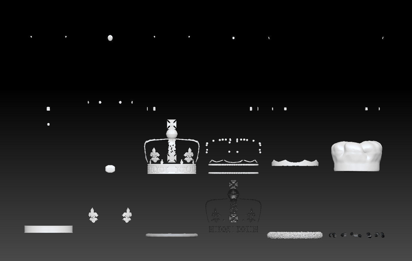 Crown of Elizabeth II Queen of the United Kingdom 3D print model_11