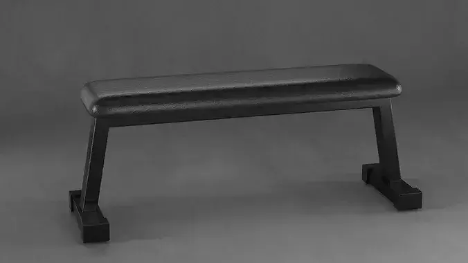 Flat weight bench