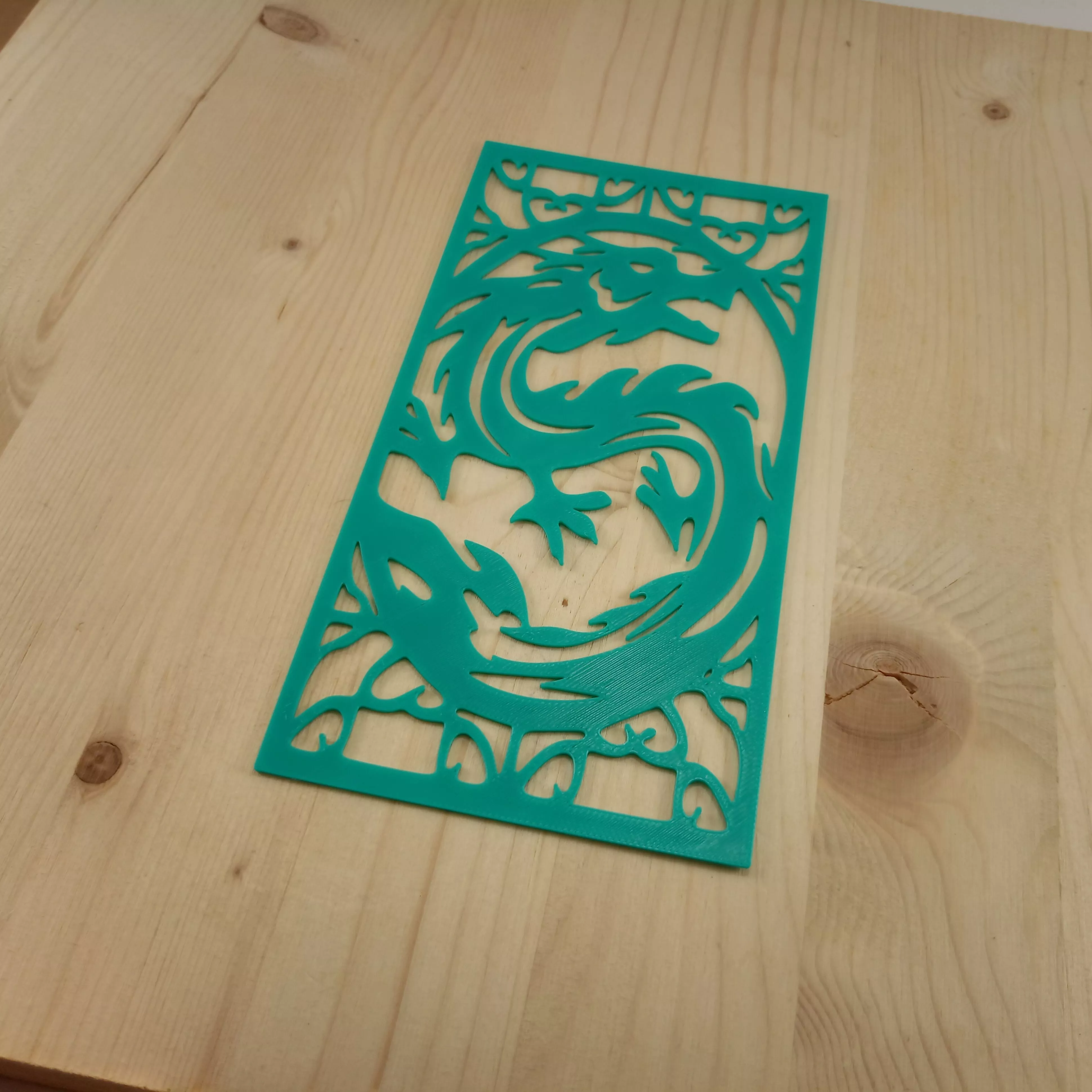 Dragon Bookmark 3D print model