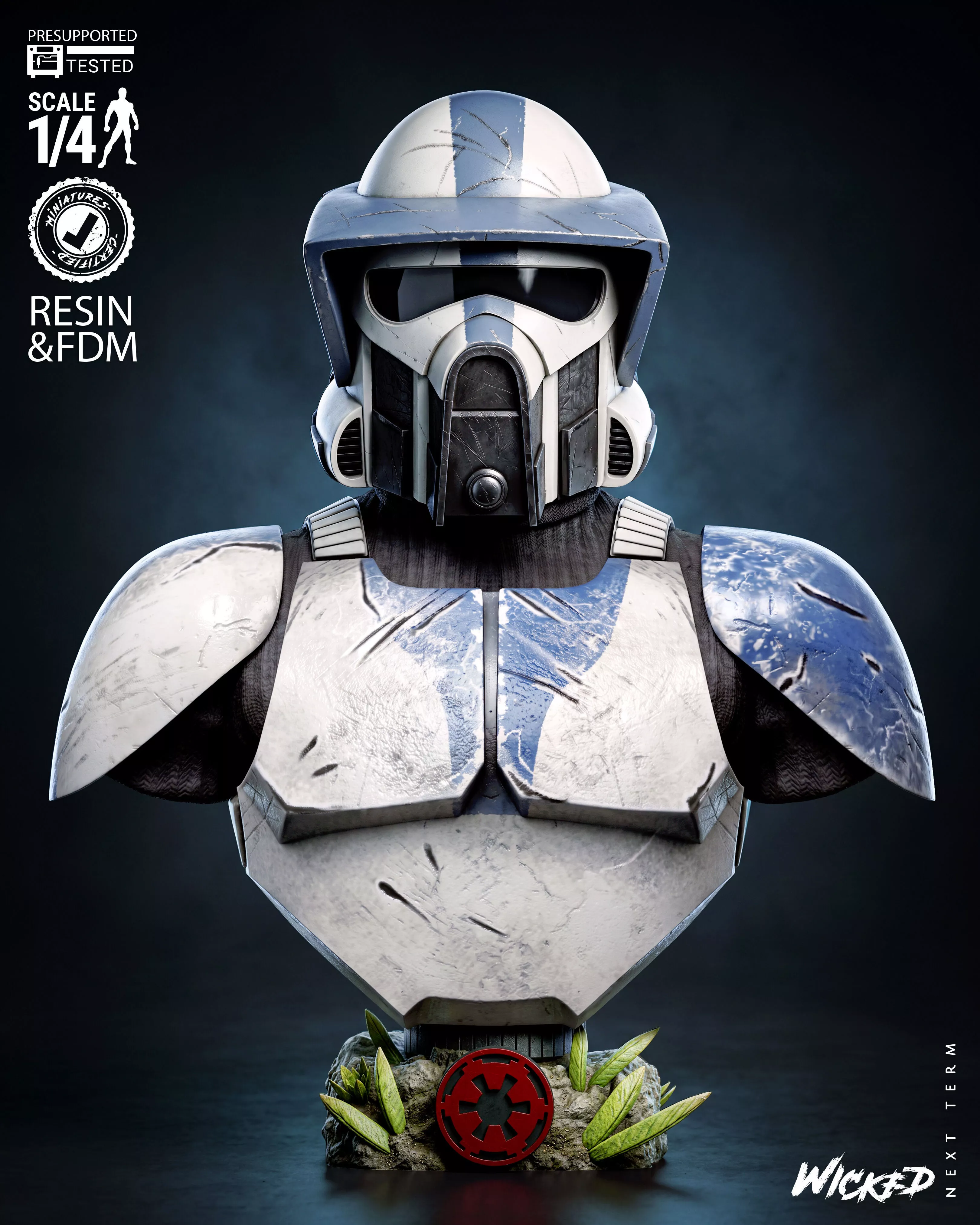 STAR WARS ARF Portrait Bust 3D print model