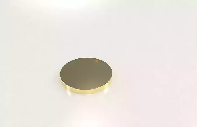 Round Blank Pendants Top Hole 3D CAD Models