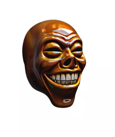 Evil Smiling Mask 3D print model