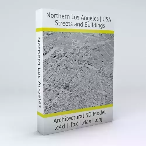 Northern Los Angeles Streets and Buildings