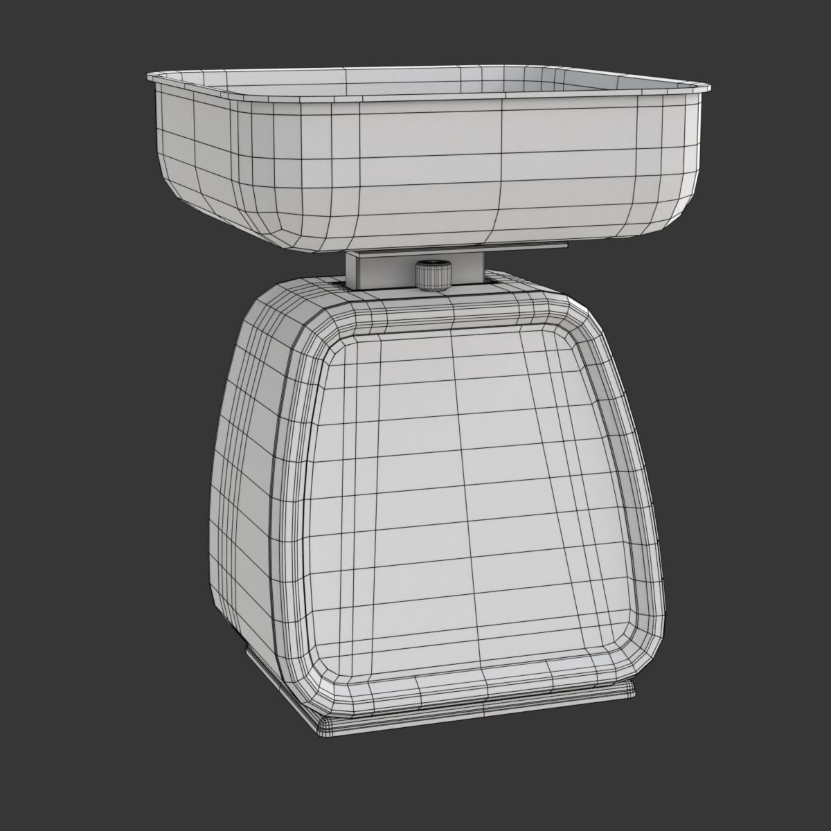 Kitchen Scale 3D model_15