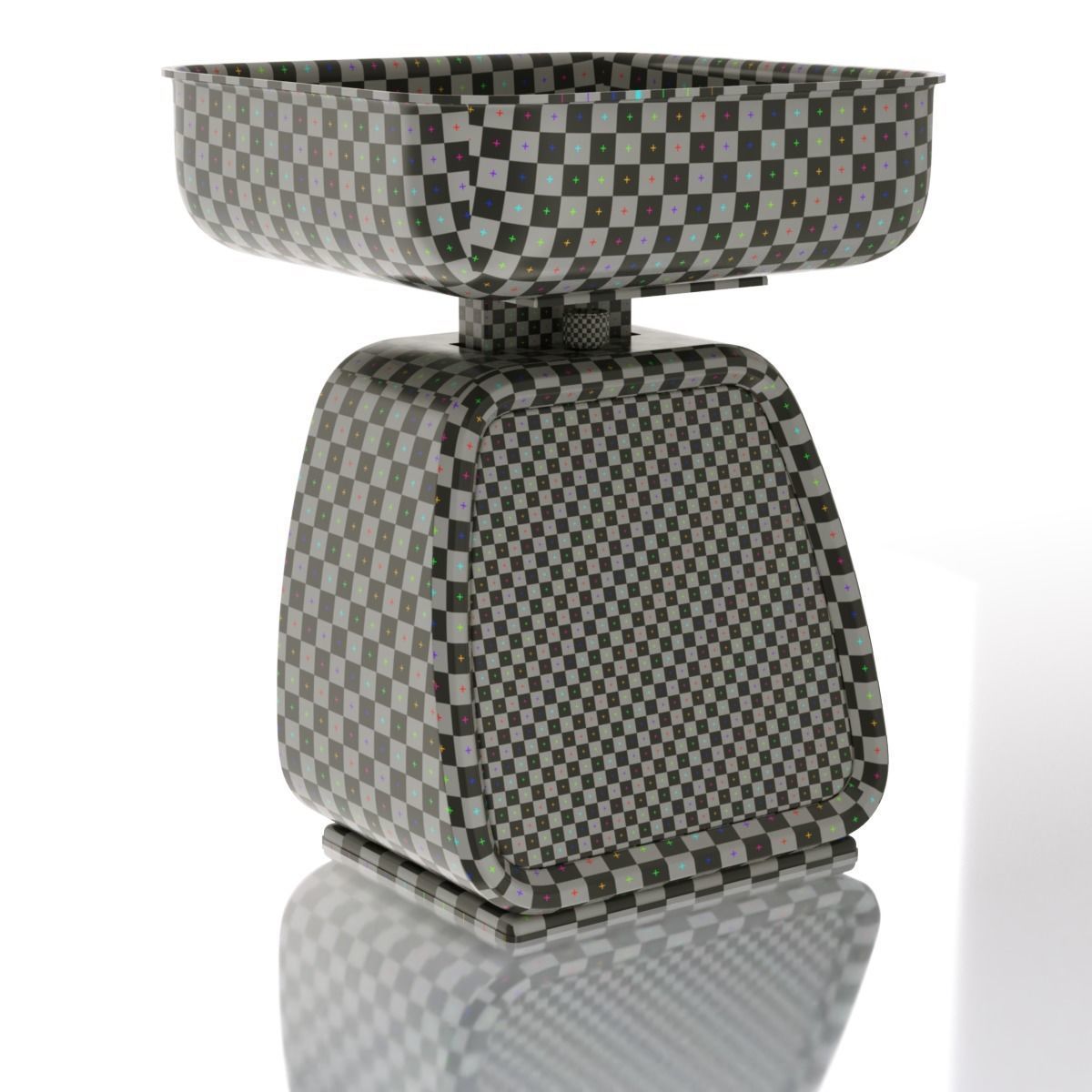 Kitchen Scale 3D model_9