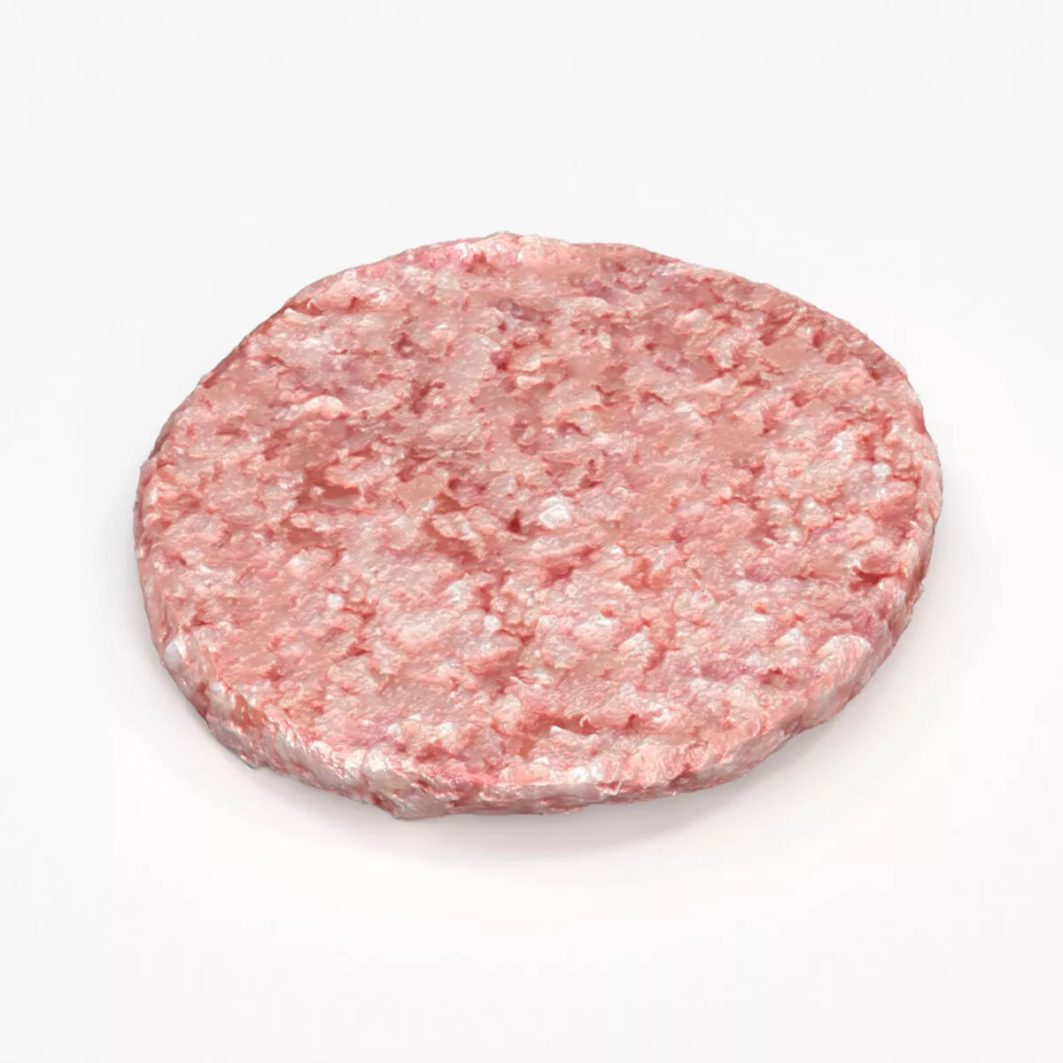 Raw Burger Patty 3D model