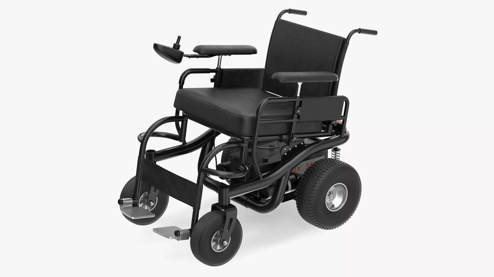 Electric Powered Wheelchair Rigged 3D model