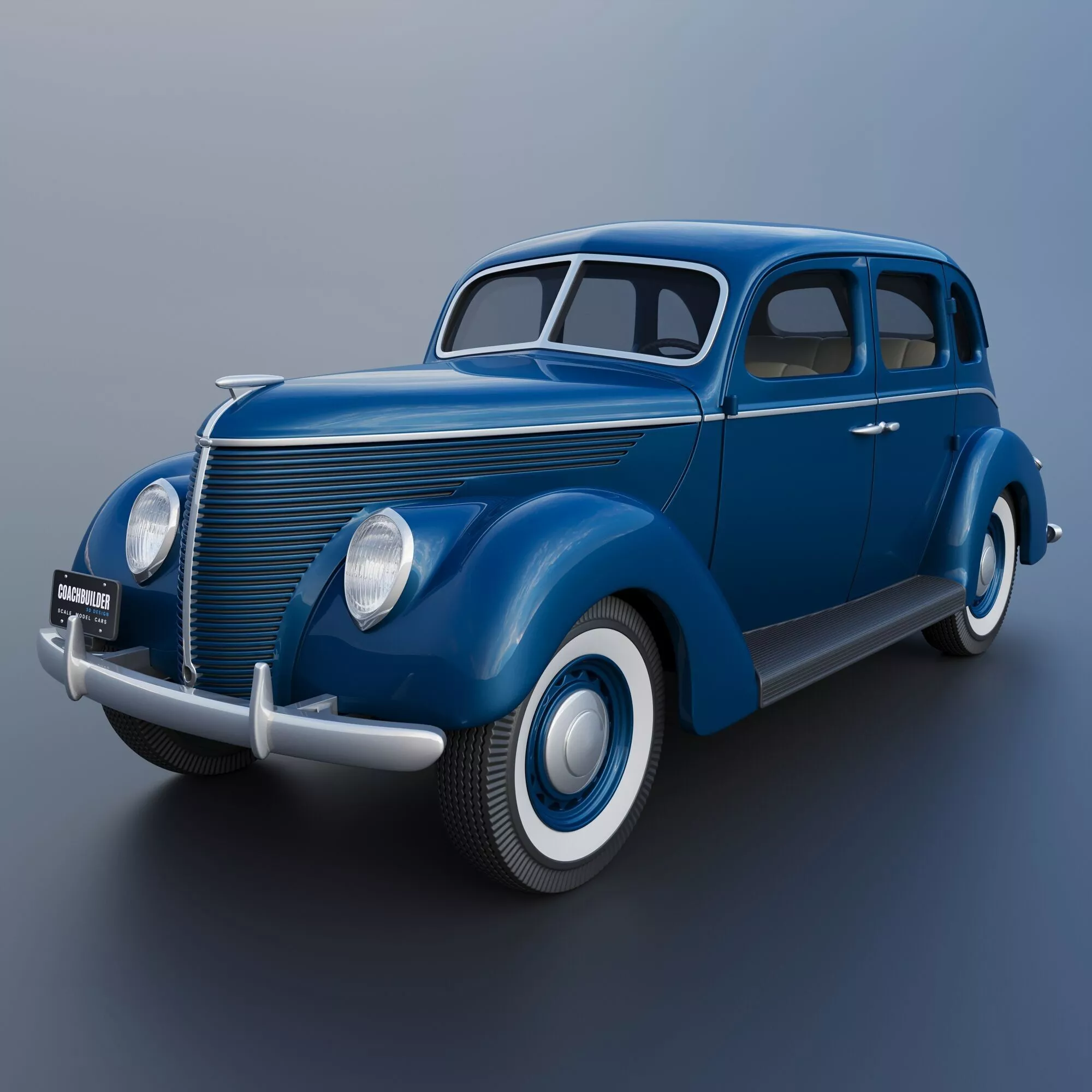 1938 F Fordor Sedan 3D print model