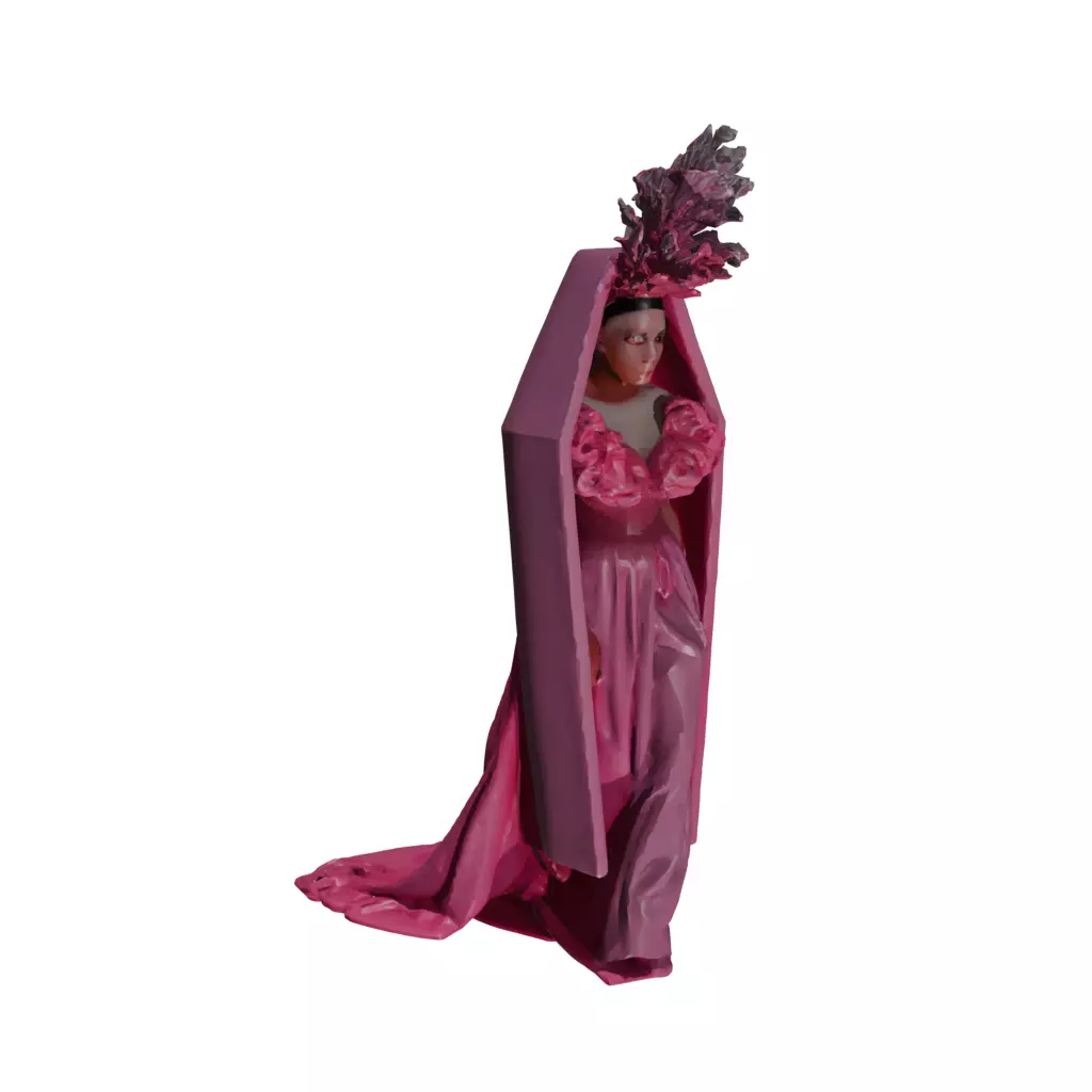 She Coffin Free 3D model
