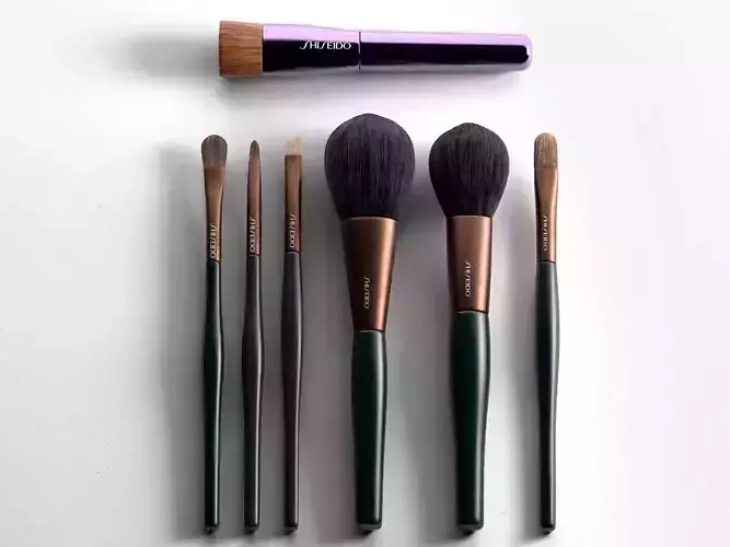 Make Up Brush Set 3D model