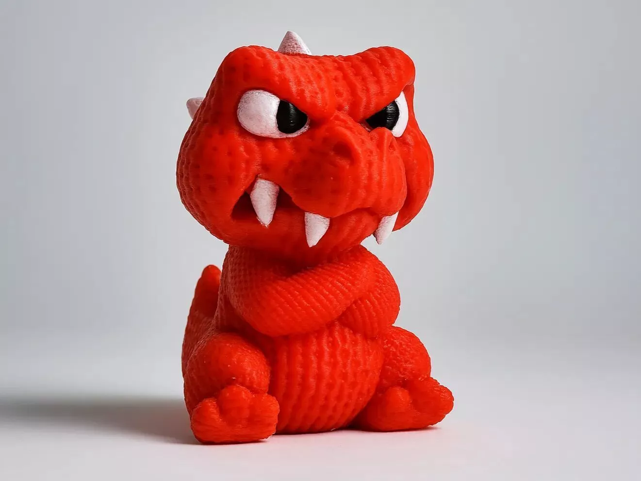 T-Rex Amigurumi Style STL File for 3D Printing 3D print model