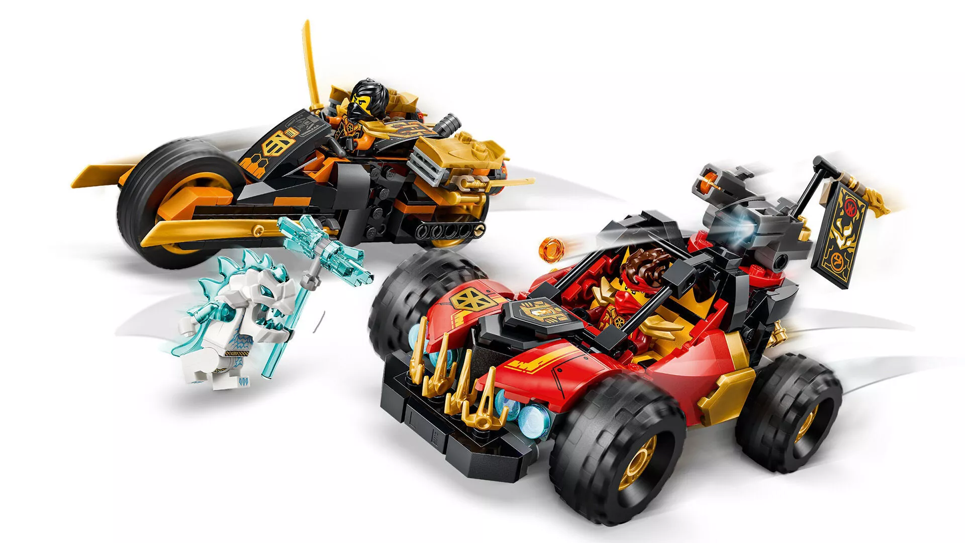 TwindBricks3D - 71864 Kai and Cole Combiner Vehicles 3D print model