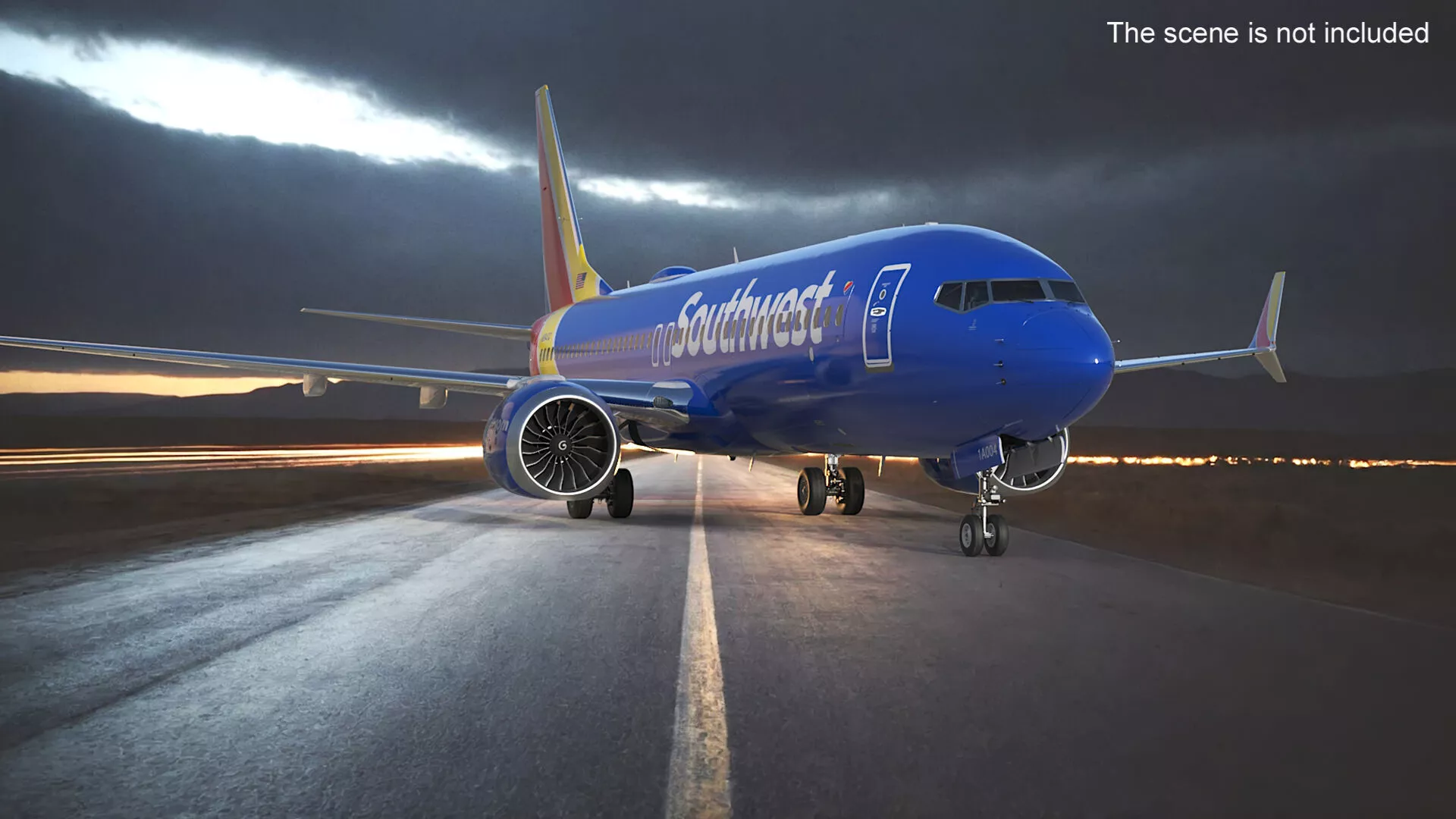 Southwest Airlines Boeing 737 Max 8 3D model