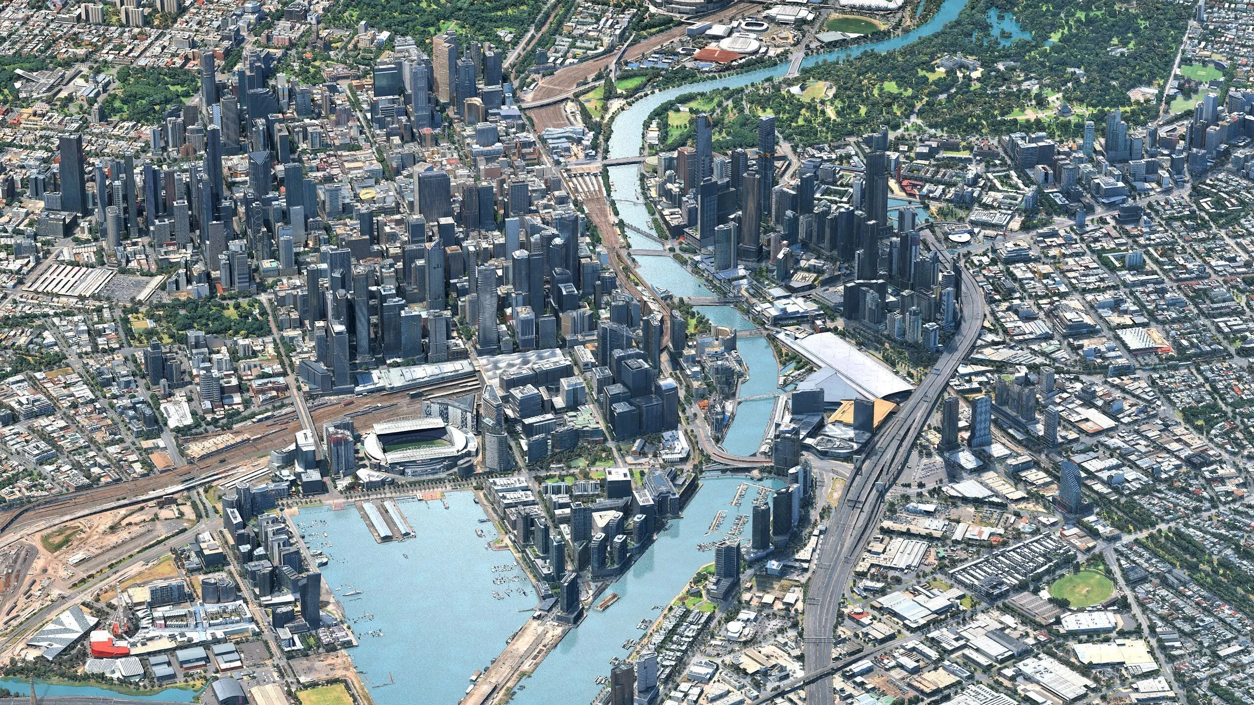 Melbourne Downtown Australia 3D Scan 3D model