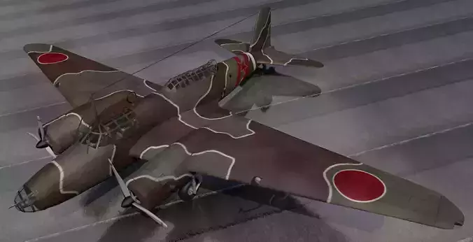 Mitsubishi Ki-21-1A Sally 3D model