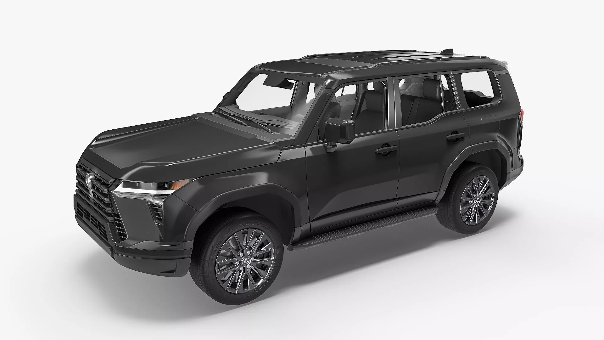 Lexus GX 550 SUV Caviar Black Simplified 3D model