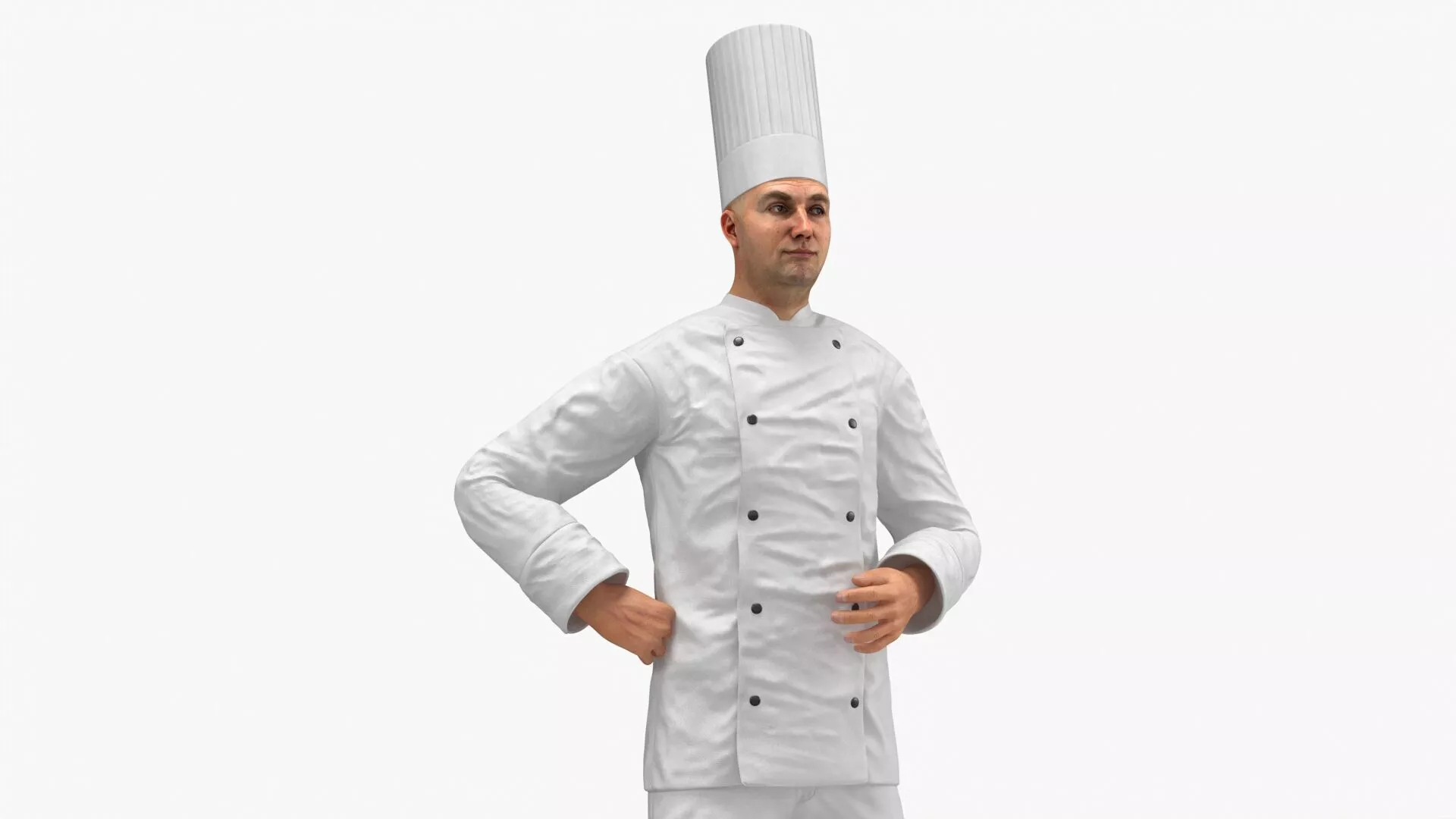 Chef Rigged 3D model