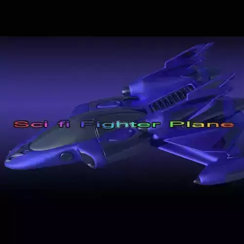Sci fi Fighter Plane A
