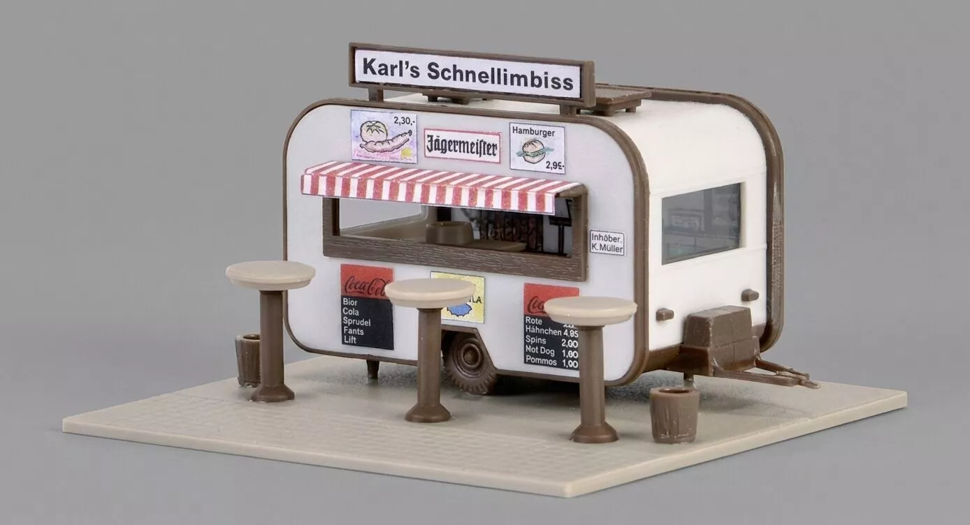 Karls Fast Food Trailer LGB Gartenbahn 3D print model