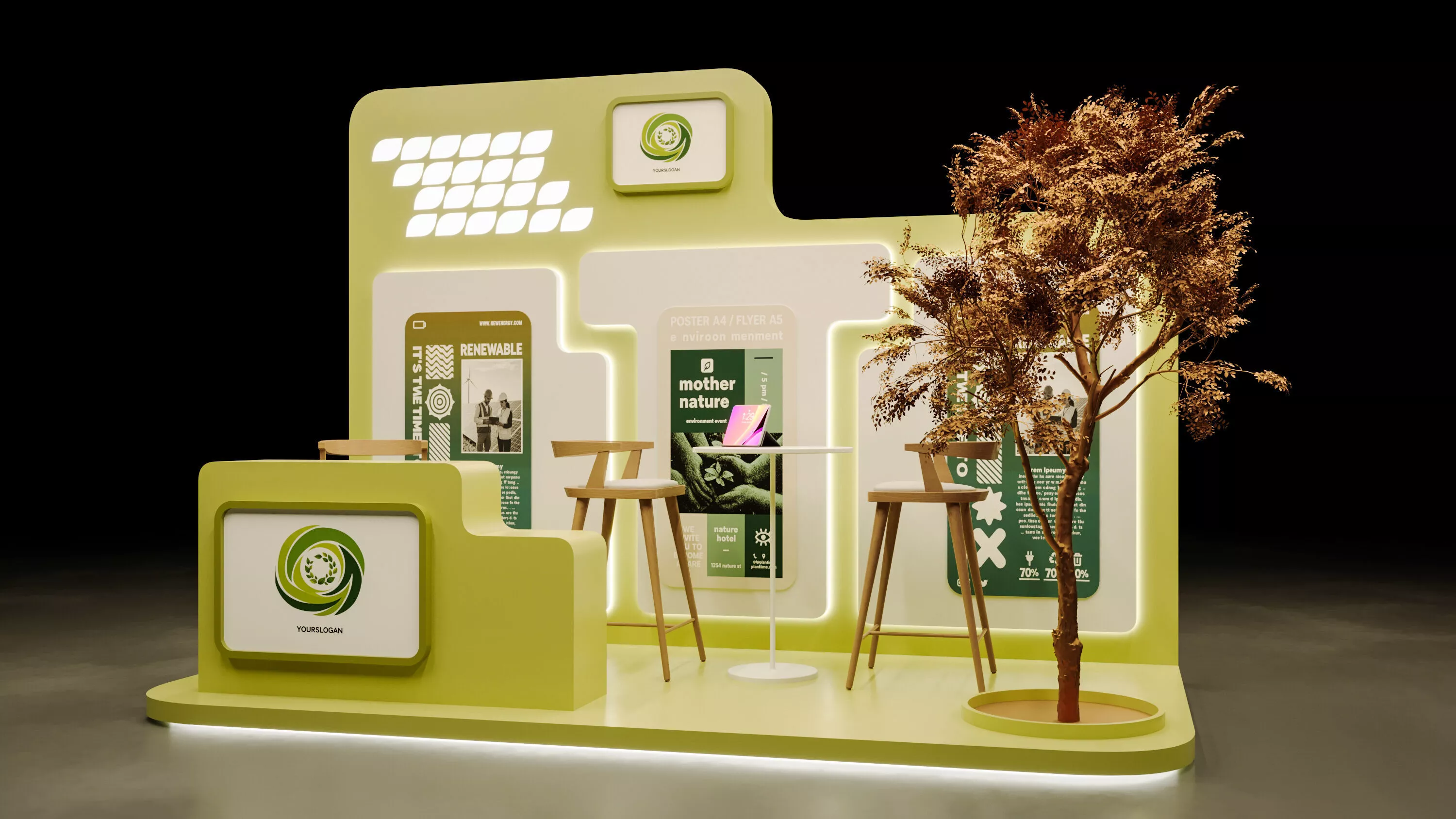 Exhibition Stand 3D model