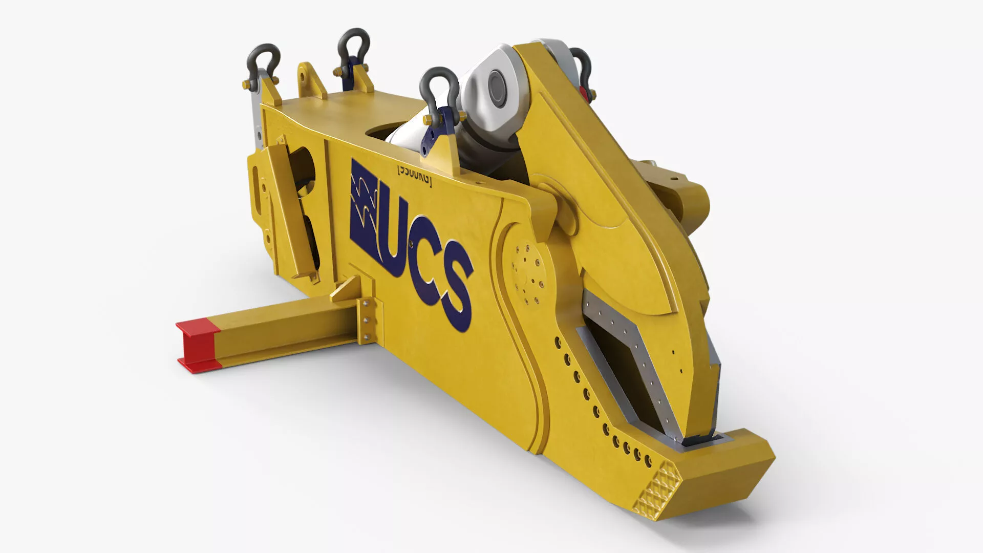 Subsea Pipe Cutting Tool Rigged 3D model