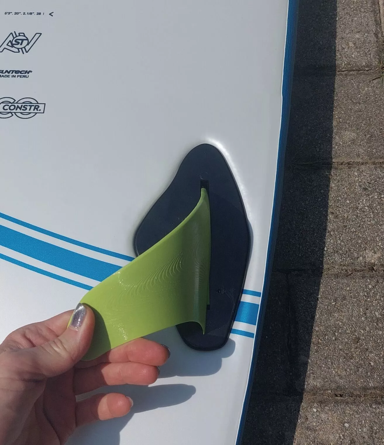 Surfboard twin fin FCS1 3D print model