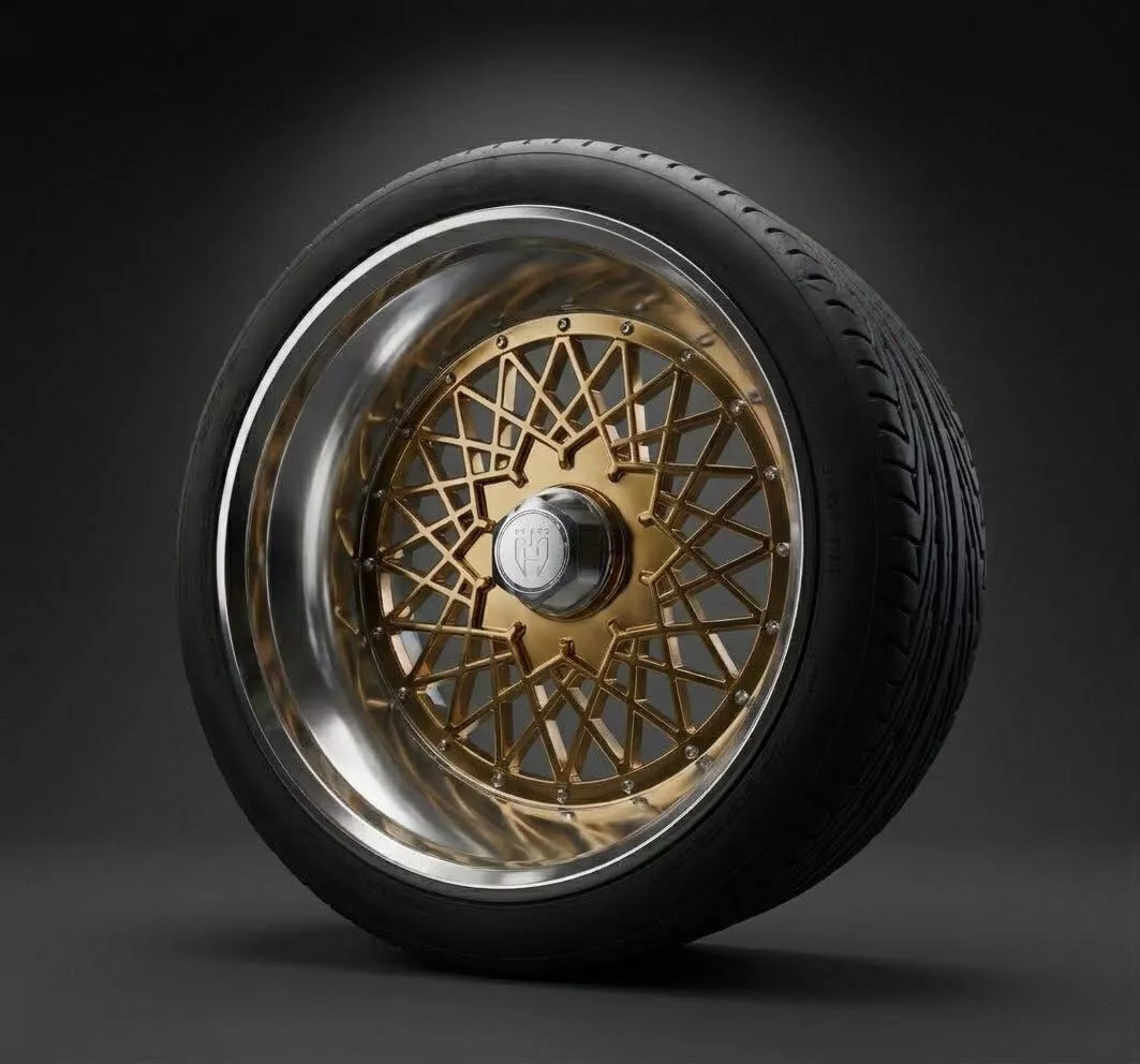 Porsche 934 RSR BBS 50 Rims 3D print model