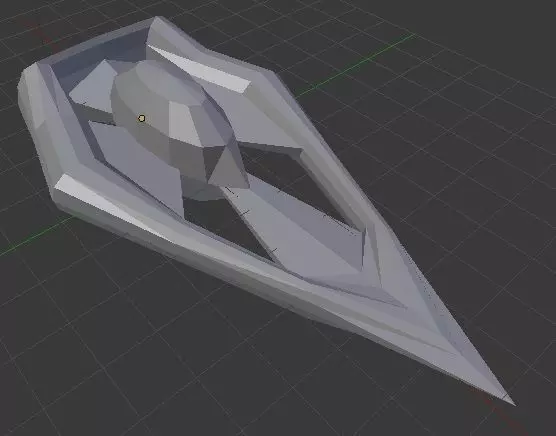 Starship 1 star wars spaceship 3D print model_0