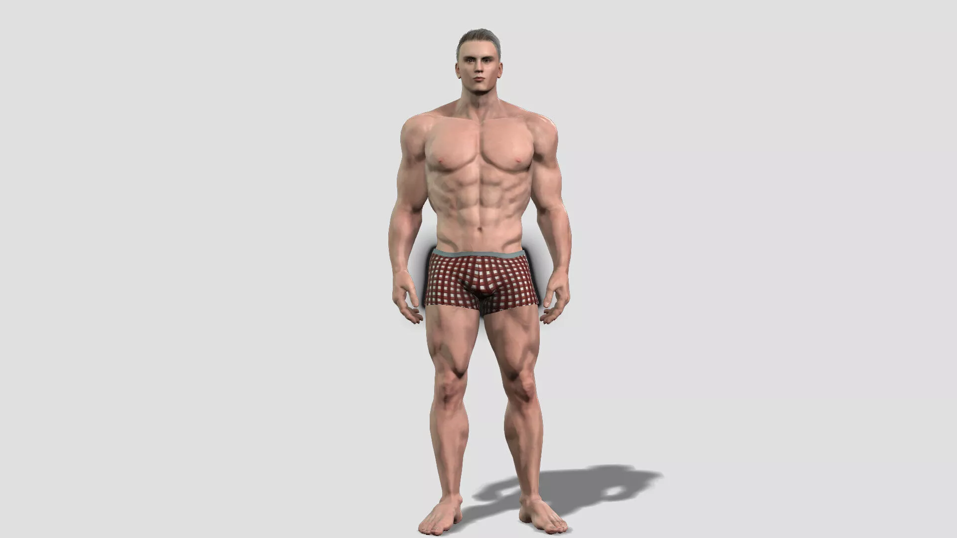 Athletic Man Character 3D model