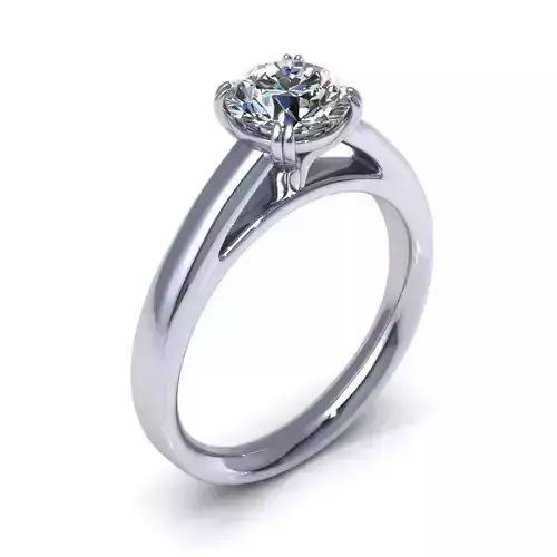 Solitaire Diamond Cather Tulip