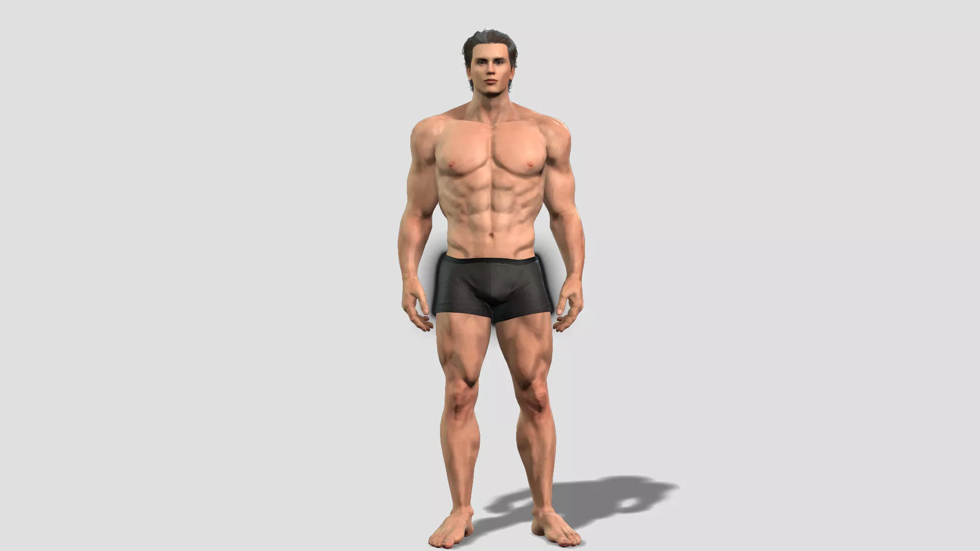 Premium Muscular Man 3D Model 3D model
