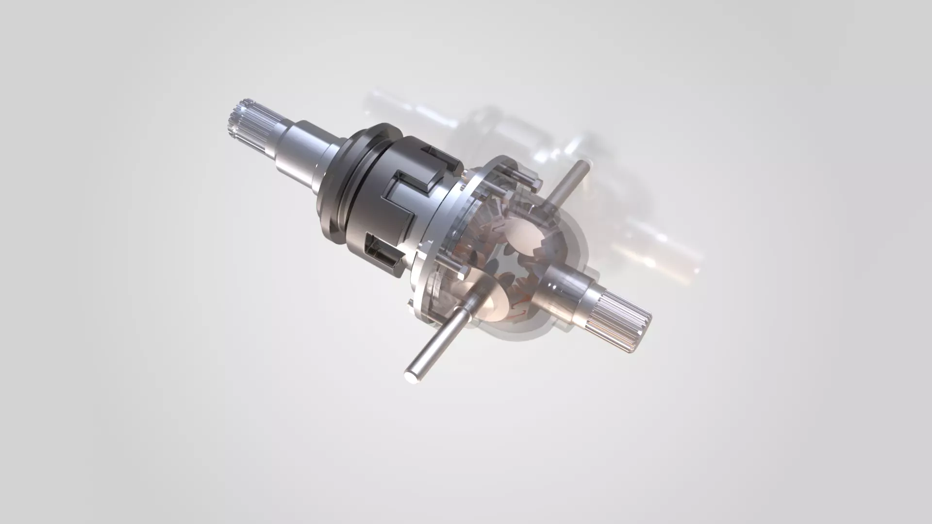 Automotive Differential Assembly 3D model