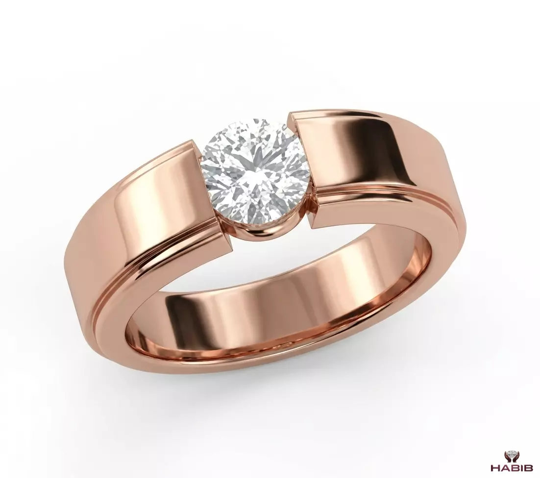 Luxury Halo Diamond Ring CAD Model STL 3D print model